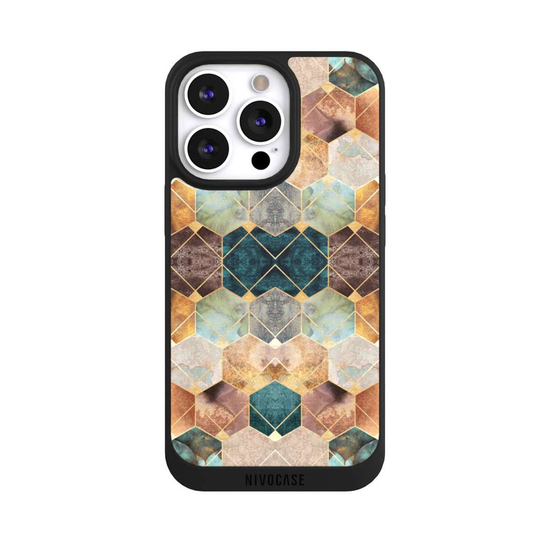 iPhone 13 Pro NIVOpure Hexagones et diamants naturels