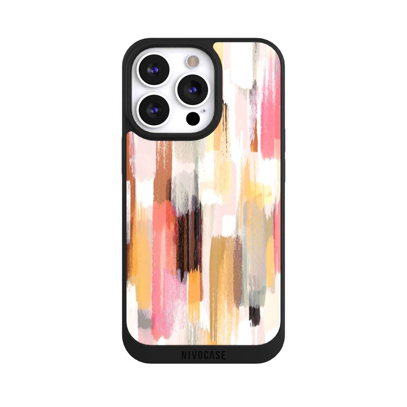 iPhone 13 Pro NIVOpure Coups de pinceau abstraits Nuances d'automne