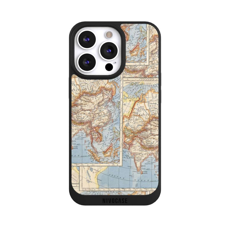 iPhone 13 Pro NIVOpure World Map Vintage