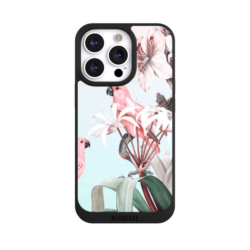 iPhone 13 Pro NIVOpure Paradis des perroquets pastel