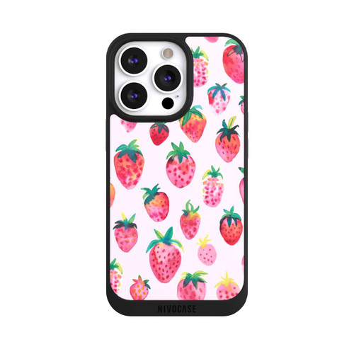 Apple iPhone 13 Pro NIVOpure Watercolor Strawberries