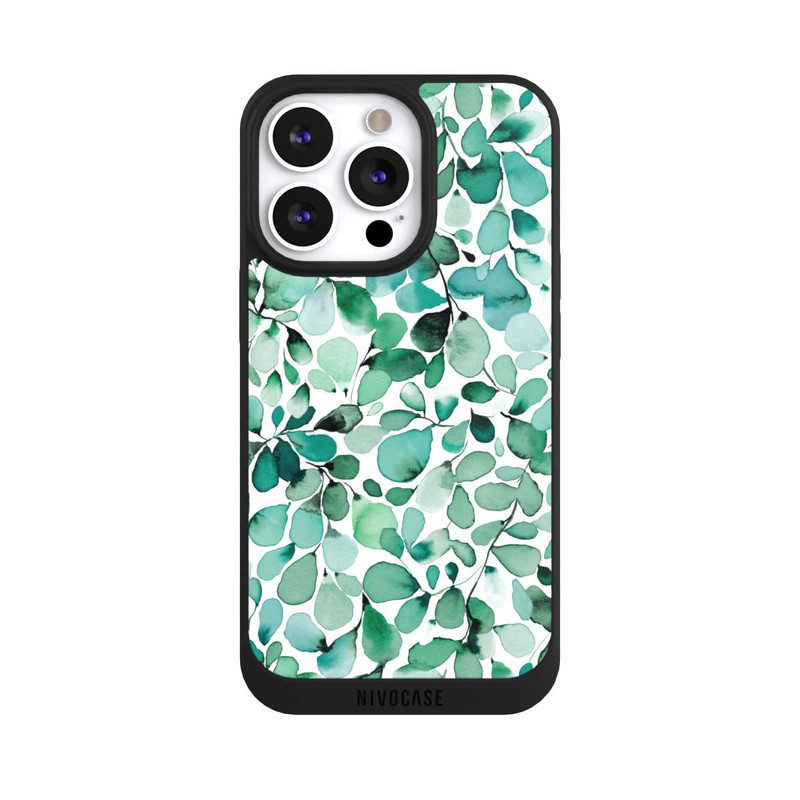 iPhone 13 Pro NIVOpure Feuilles feuillues à motif aquarelle