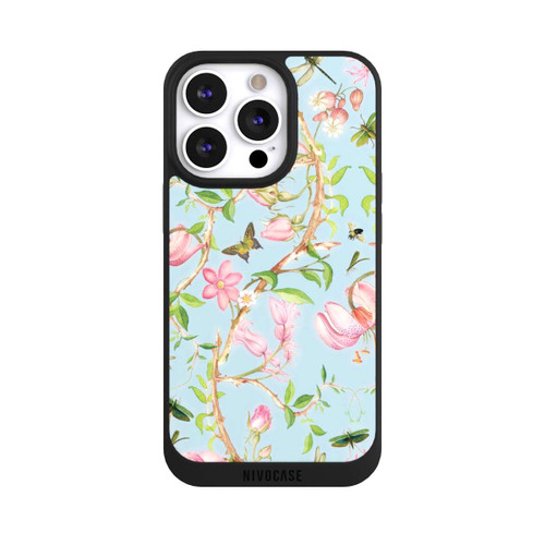 Apple iPhone 13 Pro NIVOpure Vintage Botanic Flowers Blue