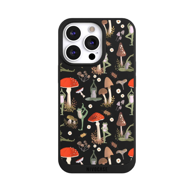 iPhone 13 Pro NIVOpure Yoga Frogs with Mushrooms