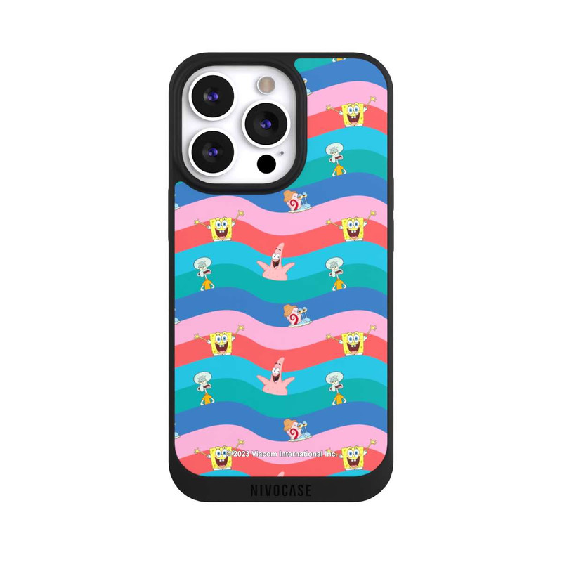 iPhone 13 Pro NIVOpure Spongebob Freunde Bunte Wellen
