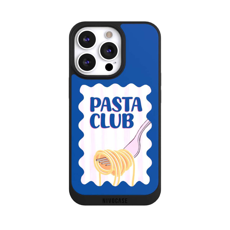 iPhone 13 Pro NIVOpure Pasta Club in Blue and Pink