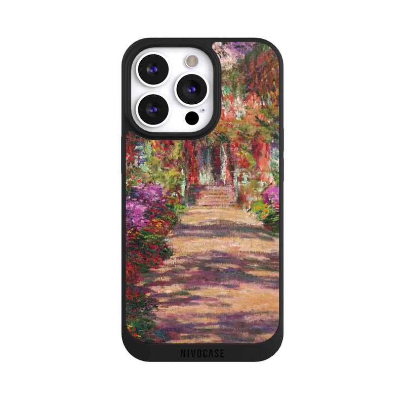 iPhone 13 Pro NIVOpure Eine Allee in Monets Garten in Giverny by Claude Monet