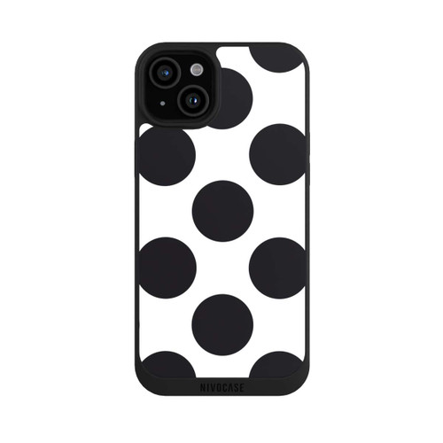 Apple iPhone 15 Plus NIVOpure Big Dots - White
