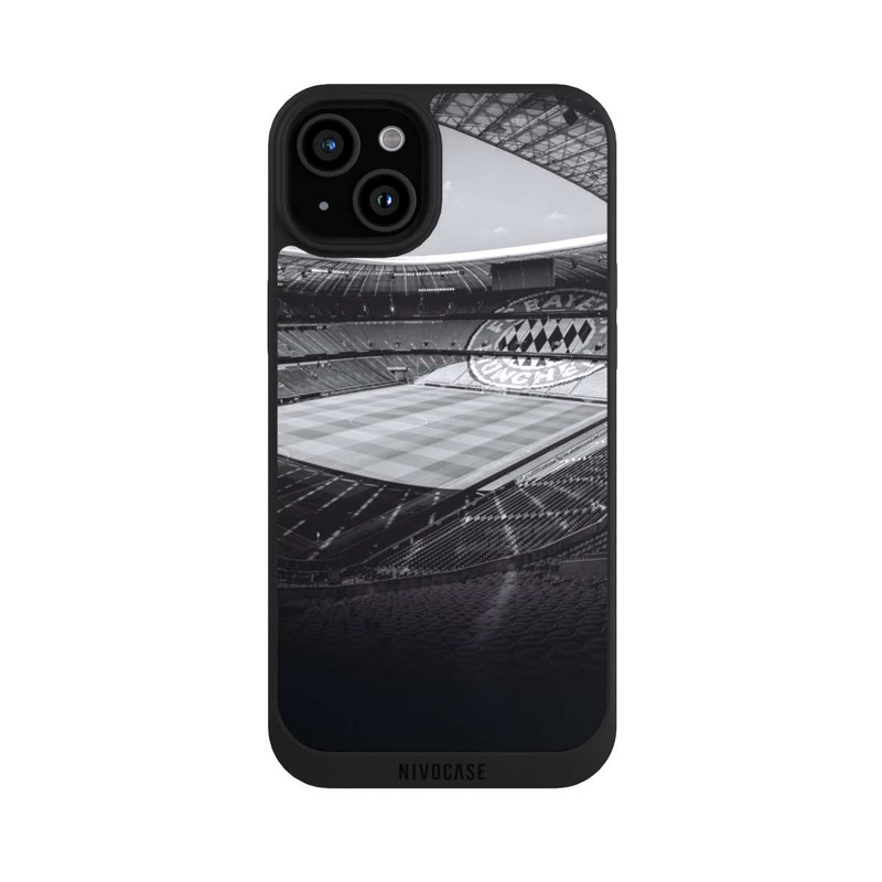 iPhone 15 Plus NIVOpure Stadion FC Bayern - Black White