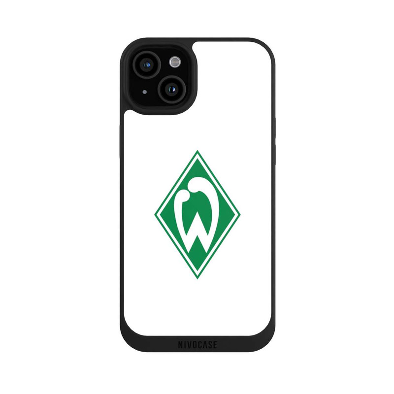 iPhone 15 Plus NIVOpure Logo auf Weiß - Werder Bremen
