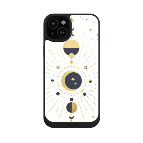 Apple iPhone 15 Plus NIVOpure Abstrakter Rose-Gold-Look