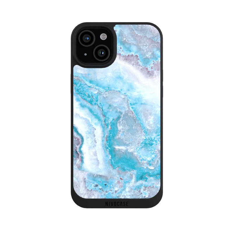 iPhone 15 Plus NIVOpure Edelstein Hellblau