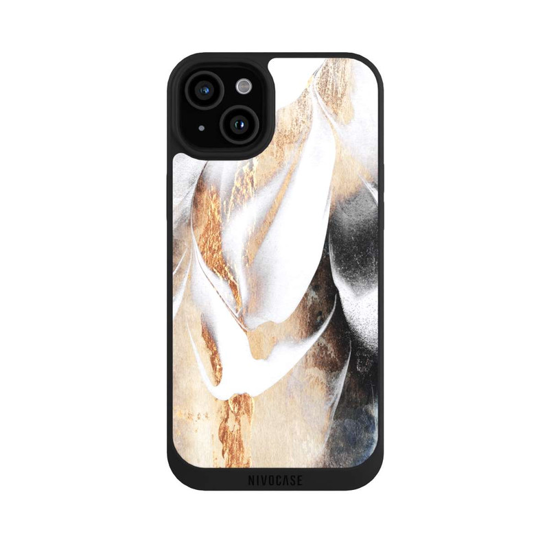 iPhone 15 Plus NIVOpure Beruhige Deine Seele Golddruck
