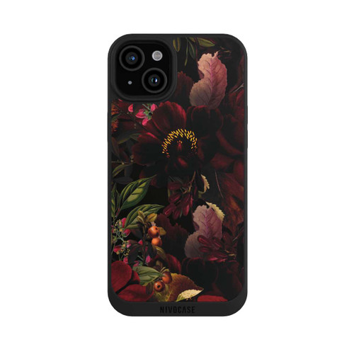 Apple iPhone 15 Plus NIVOpure Dunkle Blumenwiese
