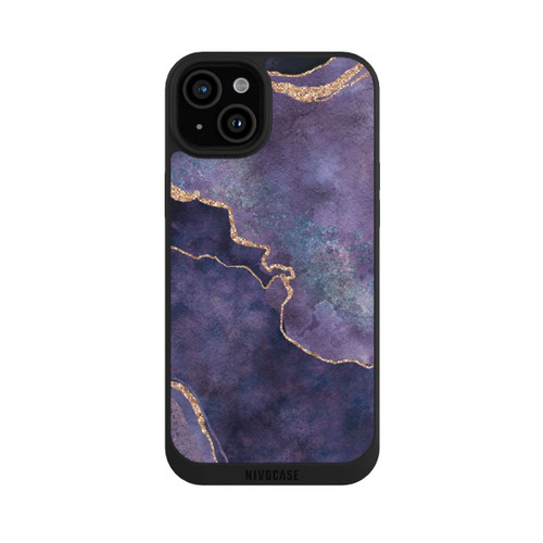 Apple iPhone 15 Plus NIVOpure Lila Edelstein glamourös