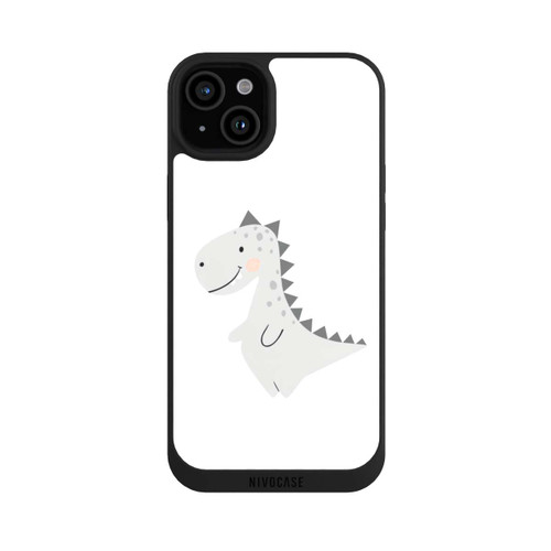 Apple iPhone 15 Plus NIVOpure Grauer Dino