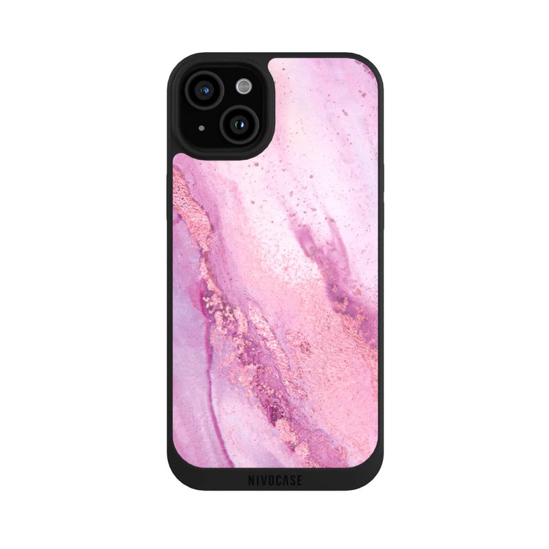 iPhone 15 Plus NIVOpure Lila Marmorwand