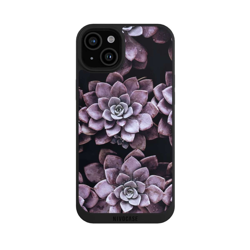iPhone 15 Plus NIVOpure Sukkulenten Violett