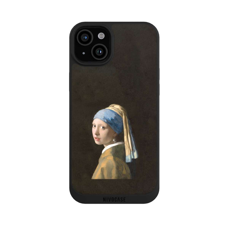 iPhone 15 Plus NIVOpure Das Mädchen mit dem Perlenohrring von Johannes Vermeer