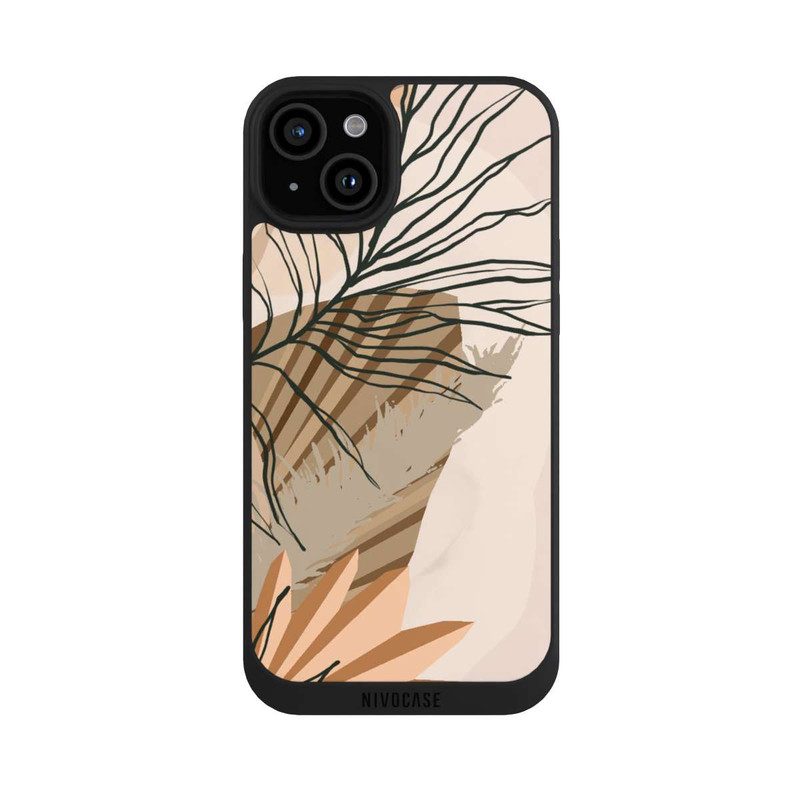 iPhone 15 Plus NIVOpure Line Art Sommer Farn