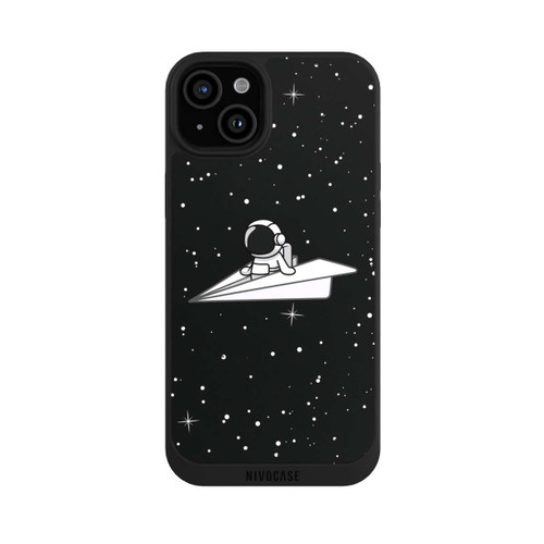 Apple iPhone 15 Plus NIVOpure Astronaut Paper Plane Comic