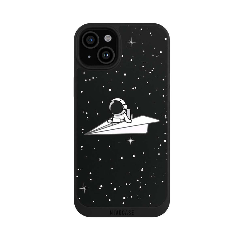iPhone 15 Plus NIVOpure Astronaut Paper Plane Comic