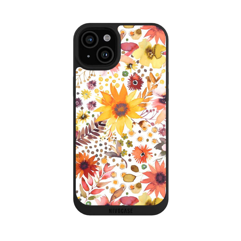 iPhone 15 Plus NIVOpure Blumenaquarellblüten