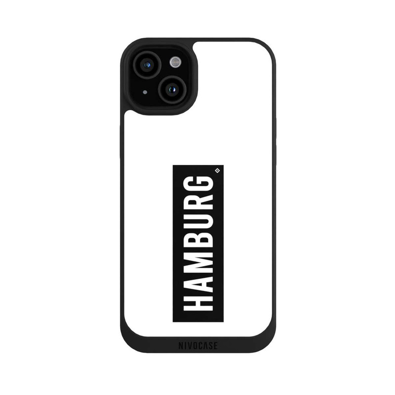 iPhone 15 Plus NIVOpure HSV Hamburg Schwarz Weiss