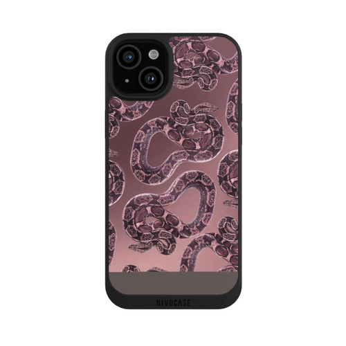 Apple iPhone 15 Plus NIVOpure Snakes Pink