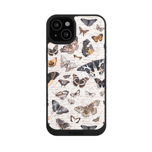 Apple iPhone 15 Plus NIVOpure Schmetterling Muster Boho