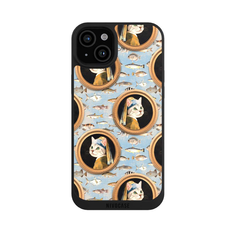 iPhone 15 Plus NIVOpure Katzen Muster