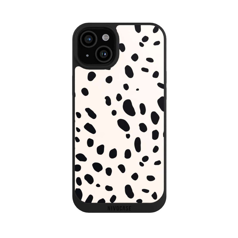 iPhone 15 Plus NIVOpure Tiermuster Gepard Schwarz