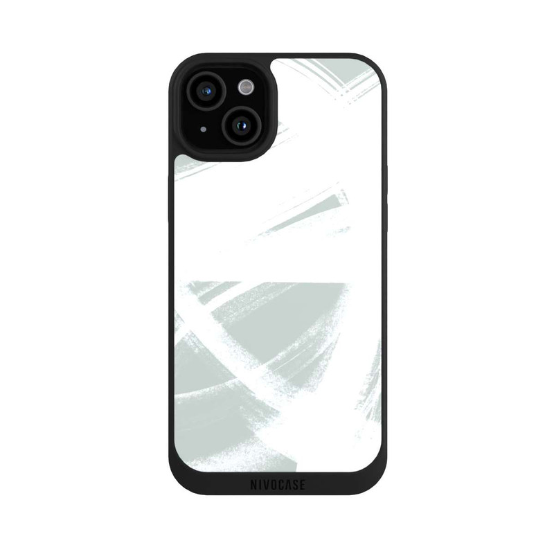 iPhone 15 Plus NIVOpure Abstract Brush Strokes Blush