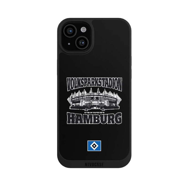 iPhone 15 Plus NIVOpure HSV Volksparkstadion Schwarz