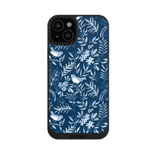 Apple iPhone 15 Plus NIVOpure Classic Blue Pattern