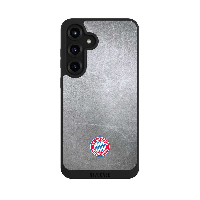 Galaxy S25 + NIVOpure Classic FCB Logo - colorful on metal look