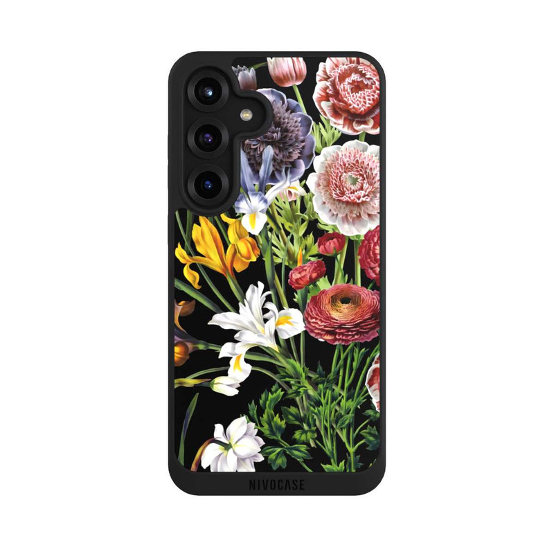Galaxy S25 + NIVOpure Altes Blumenmuster