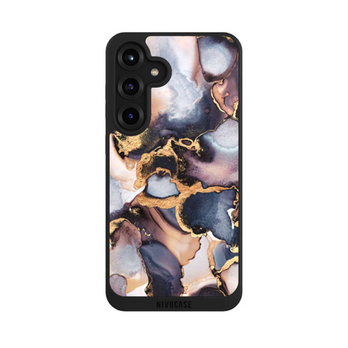 Samsung Galaxy S25+  NIVOpure Verträumte Tinte Grau-Golddruck