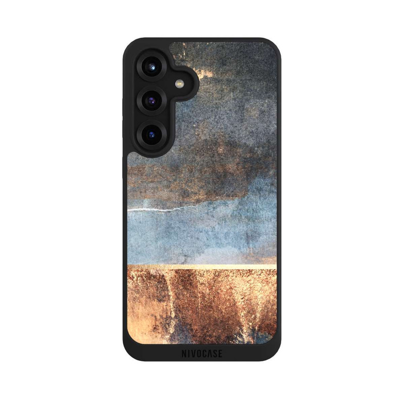 Galaxy S25 + NIVOpure Sturm Golddruck