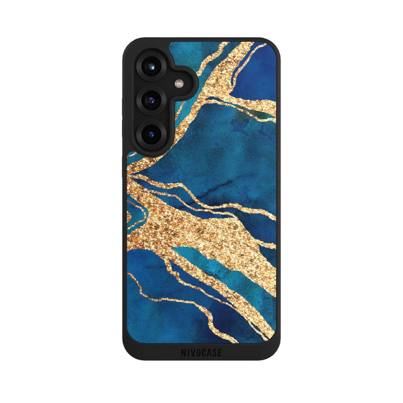Galaxy S25 + NIVOpure Gemstone Blue Gold