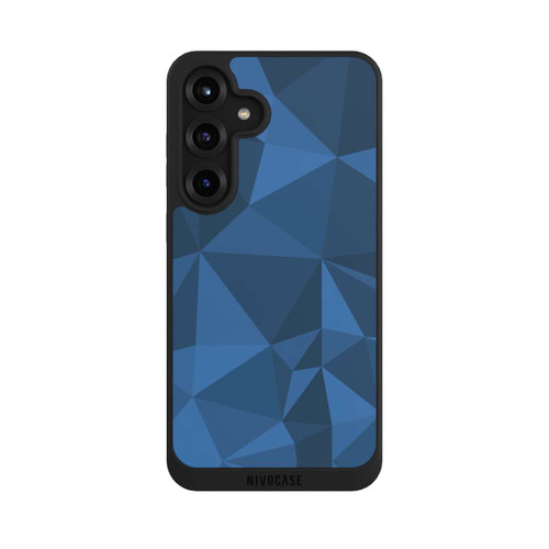 Samsung Galaxy S25+  NIVOpure Polygon Pattern Blue