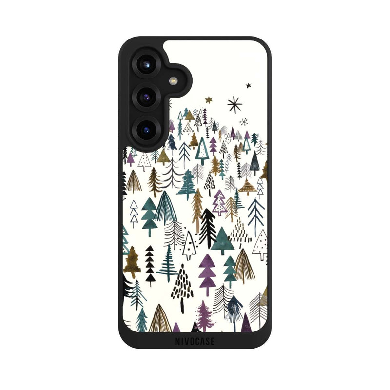 Galaxy S25 + NIVOpure Bergbäume Wald Lila