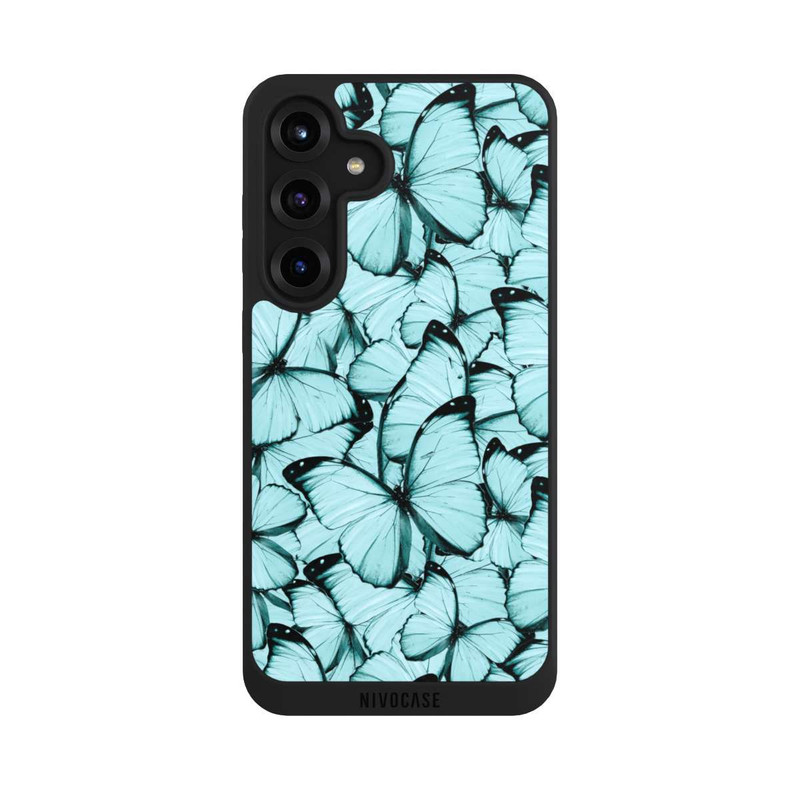 Galaxy S25 + NIVOpure Teal Butterflies