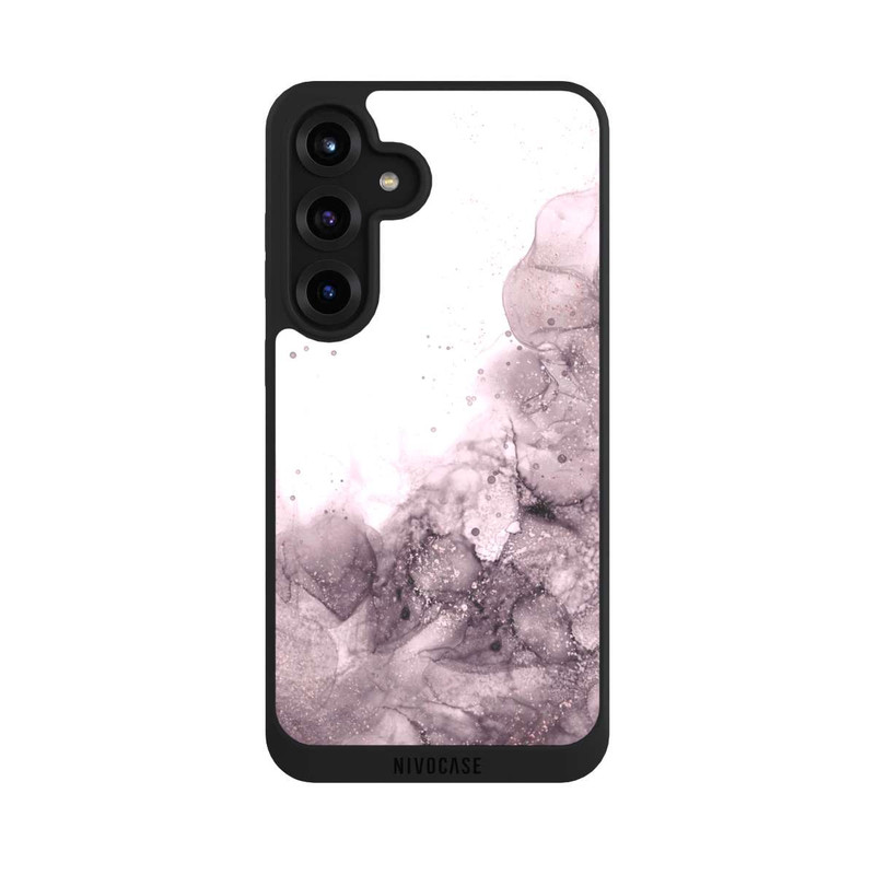 Galaxy S25 + NIVOpure glamouröses Glitzerrosa