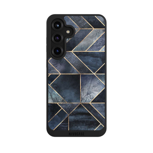 Samsung Galaxy S25+  NIVOpure Abstraktes Natur-Dunkelblau