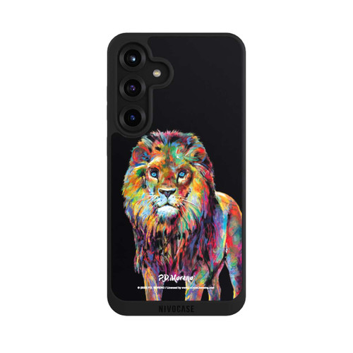 Samsung Galaxy S25+  NIVOpure Löwe Bunte Kunst von P.D. Moreno