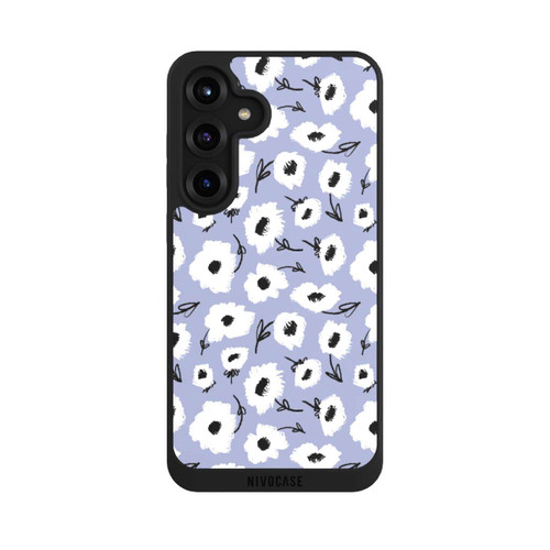Samsung Galaxy S25+  NIVOpure Flower Pattern Lila