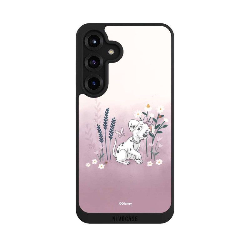 Galaxy S25 + NIVOpure 101 Dalamatiner mit Blumen