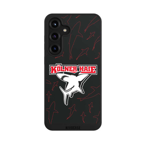 Samsung Galaxy S25+  NIVOpure Haie Muster Rot