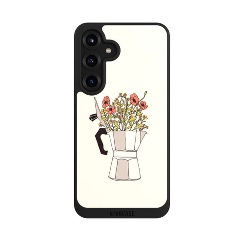Samsung Galaxy S25+  NIVOpure Moka Blumen